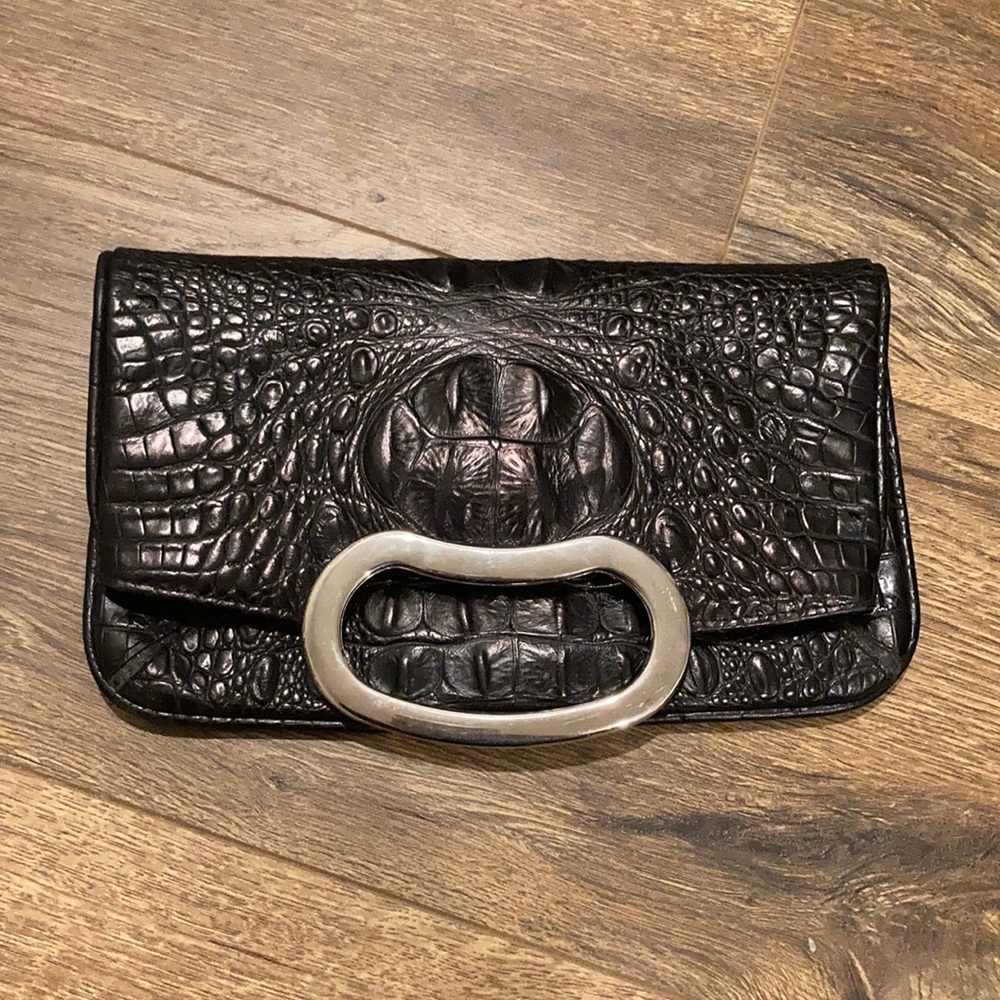 jalda crocodile clutch